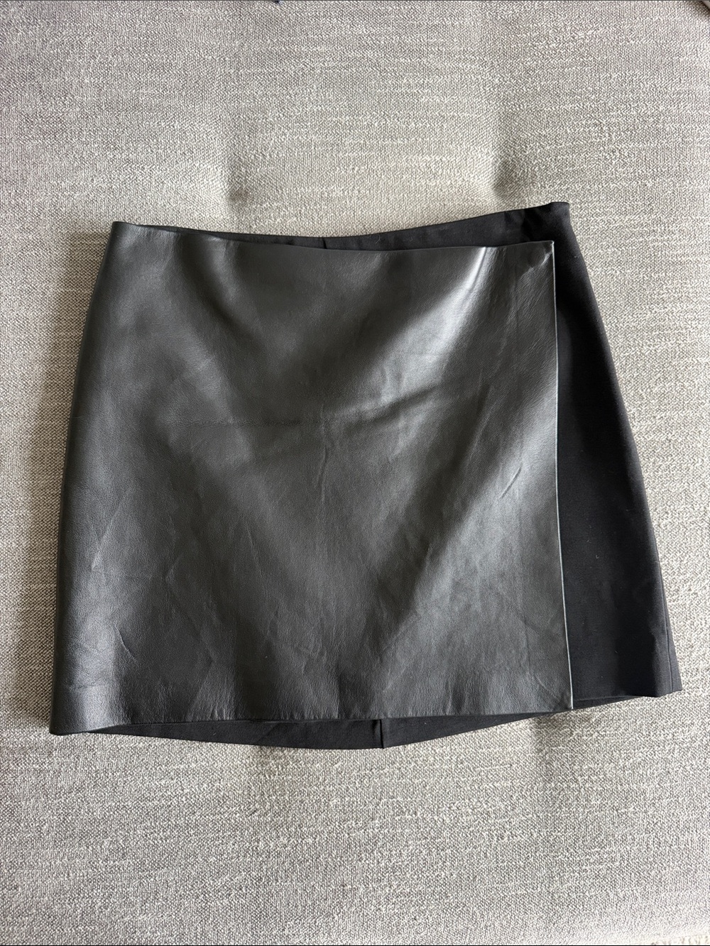 Theory Black Mini Skirt